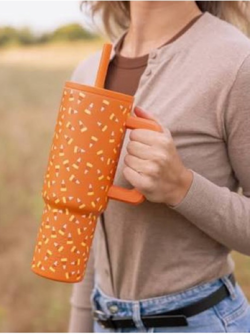 SPOOKY SEAON! SOLD OUT SIMPLE MODERN CANDY CORN CUP